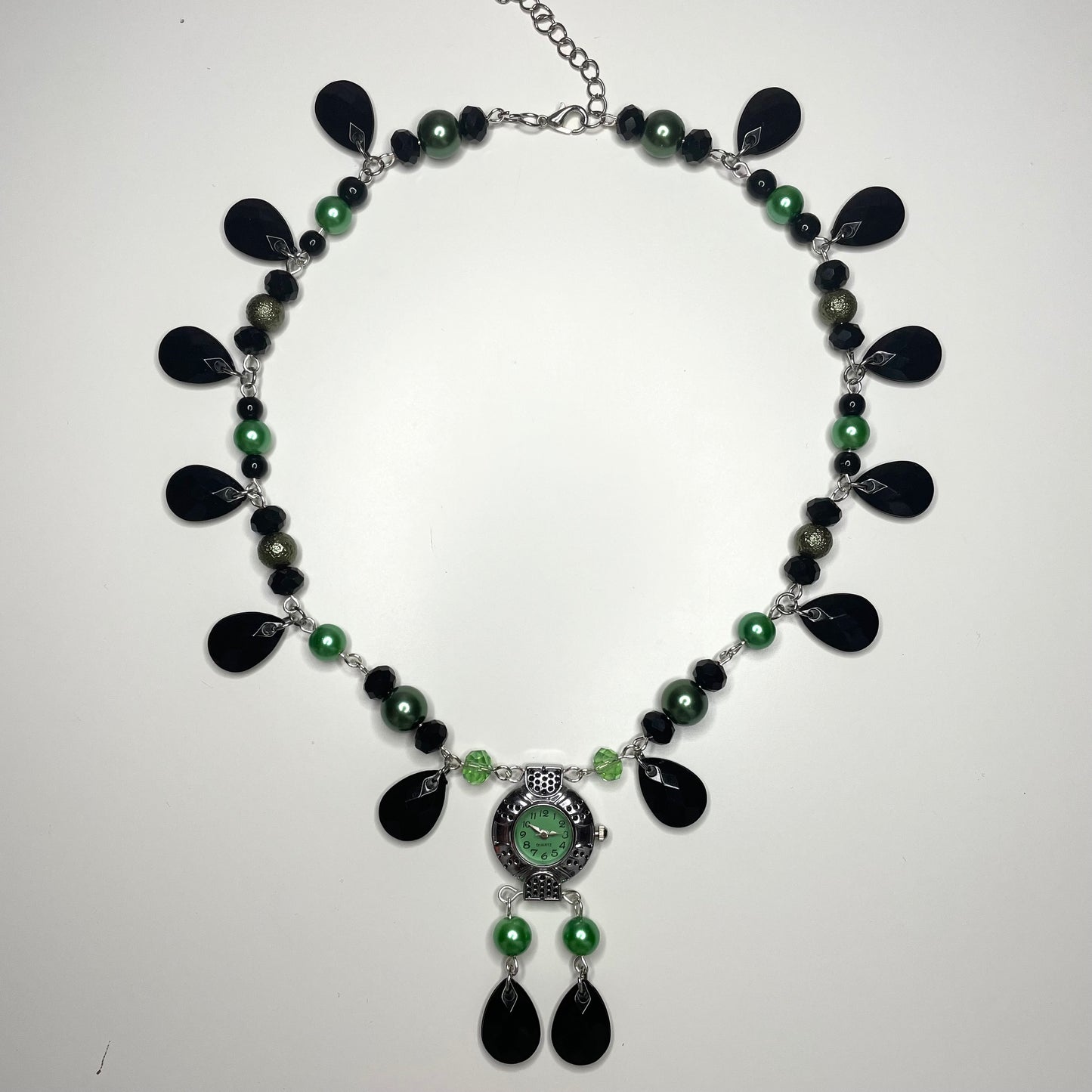 elphie beaded watch necklace