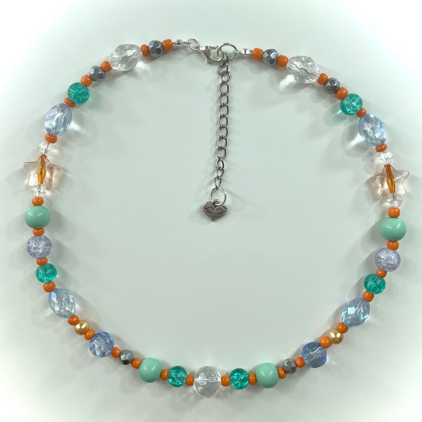 ufo beaded necklace