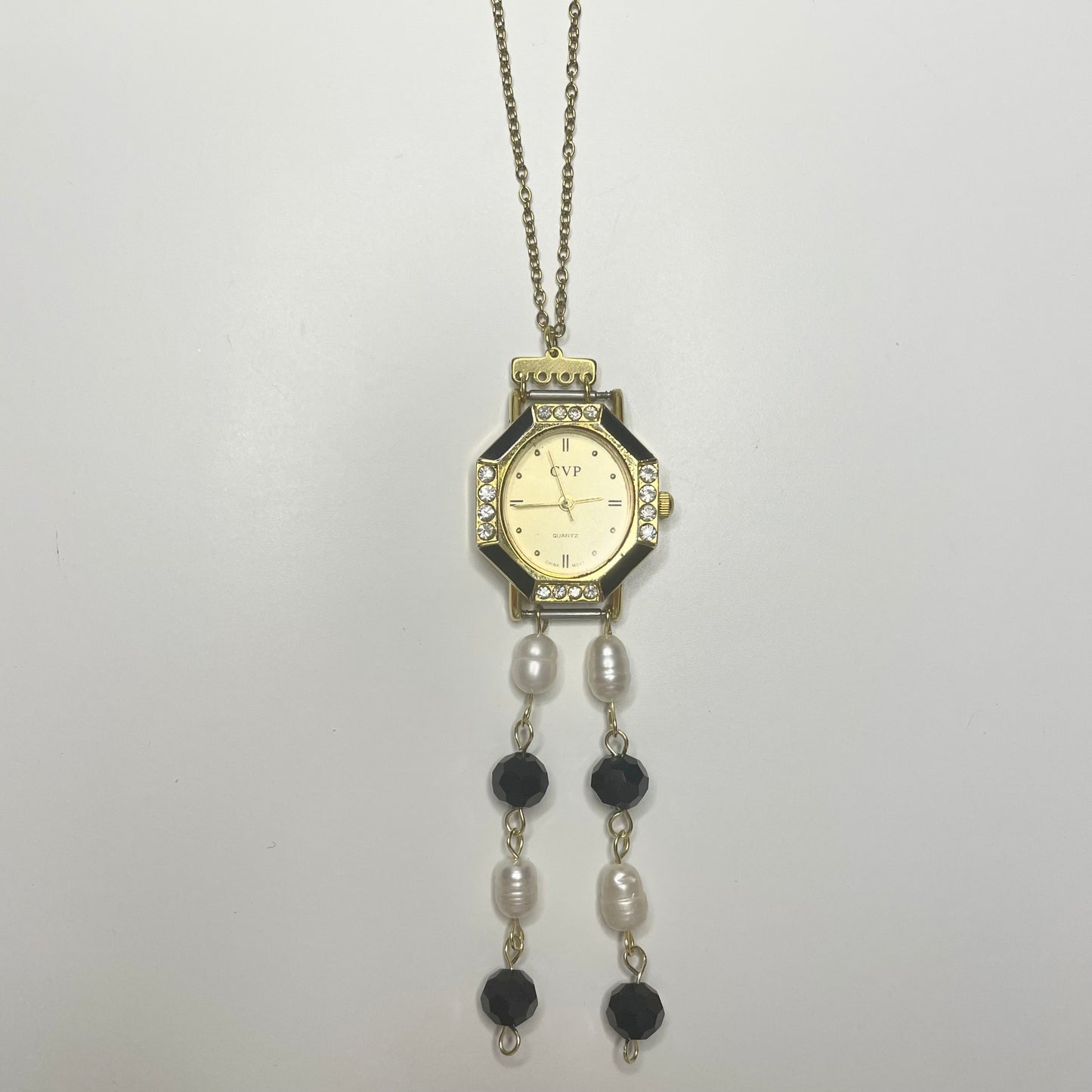 vintage watch necklace