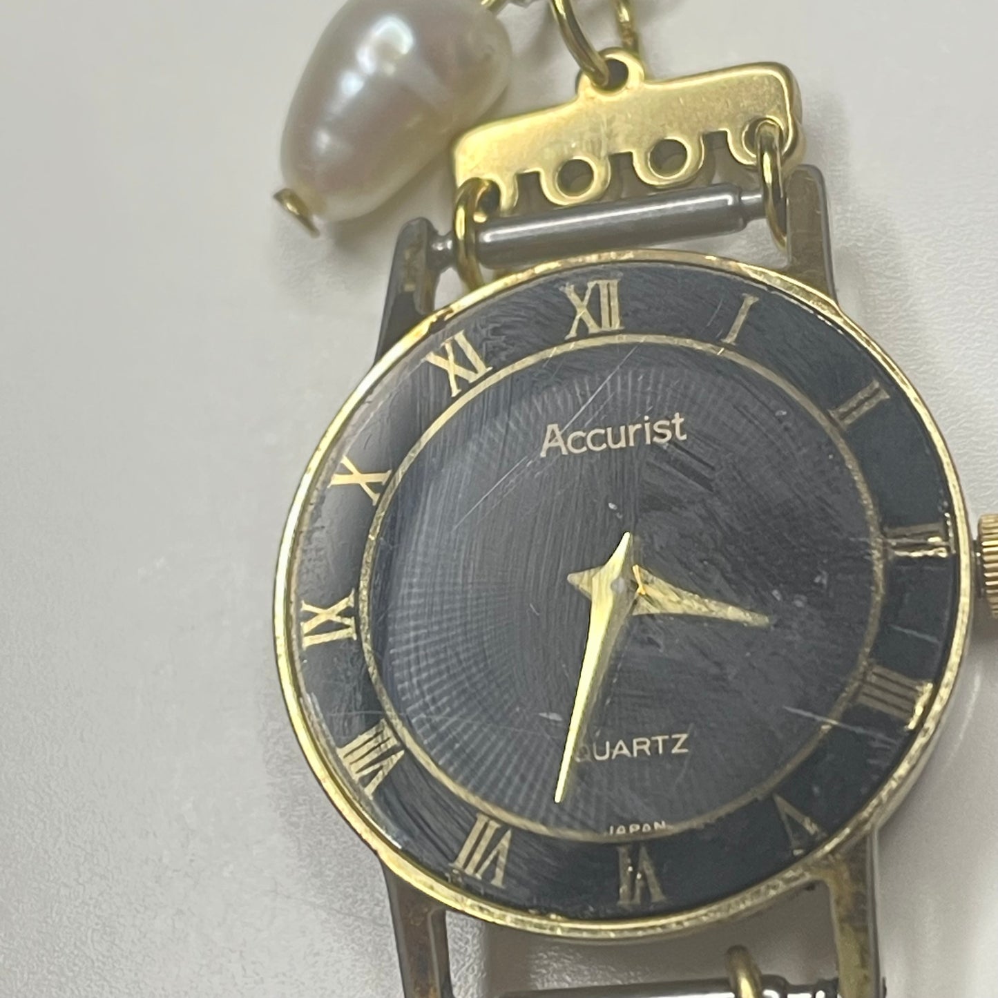 heather watch necklace (not working)