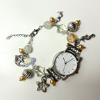 aquarium beaded watch bracelet