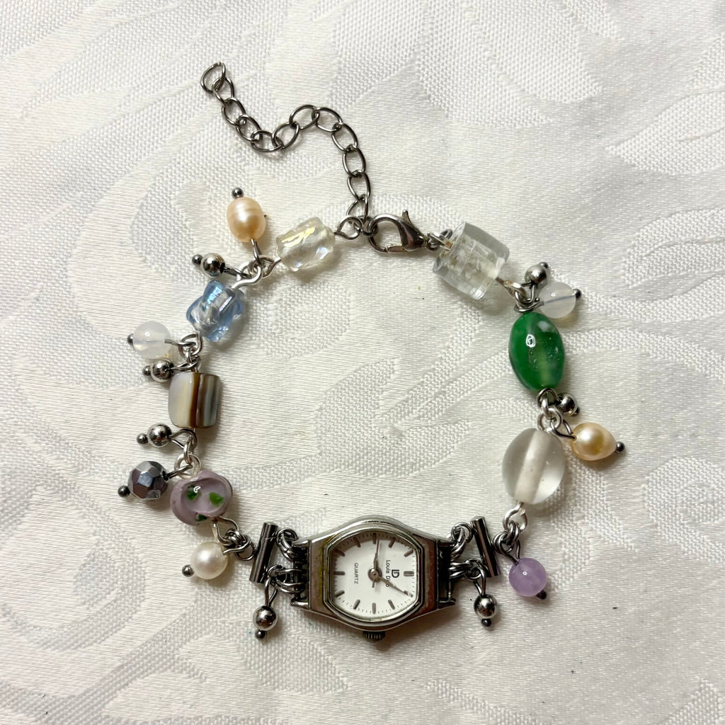 mermaid cave working beaded watch bracelet