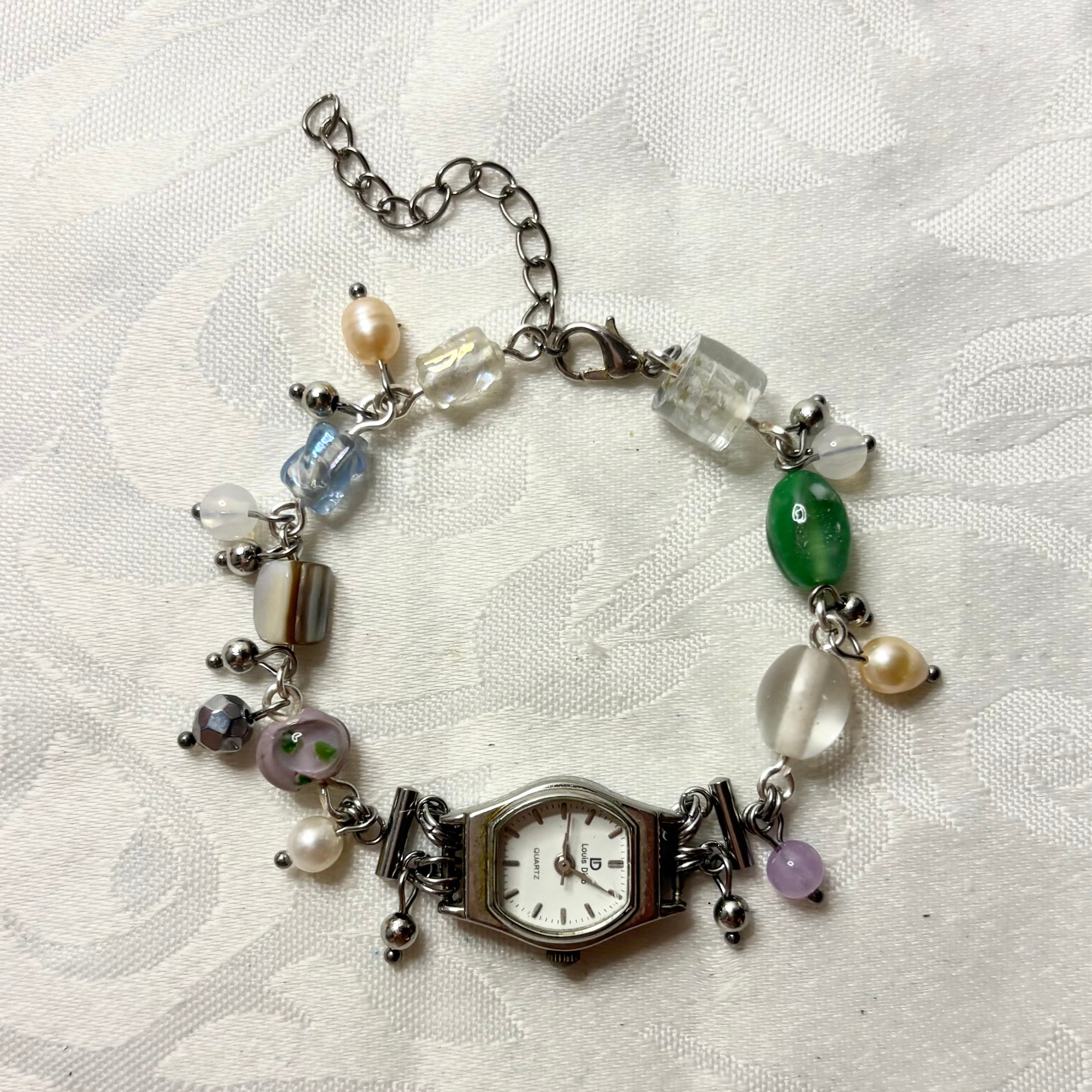 mermaid cave working beaded watch bracelet