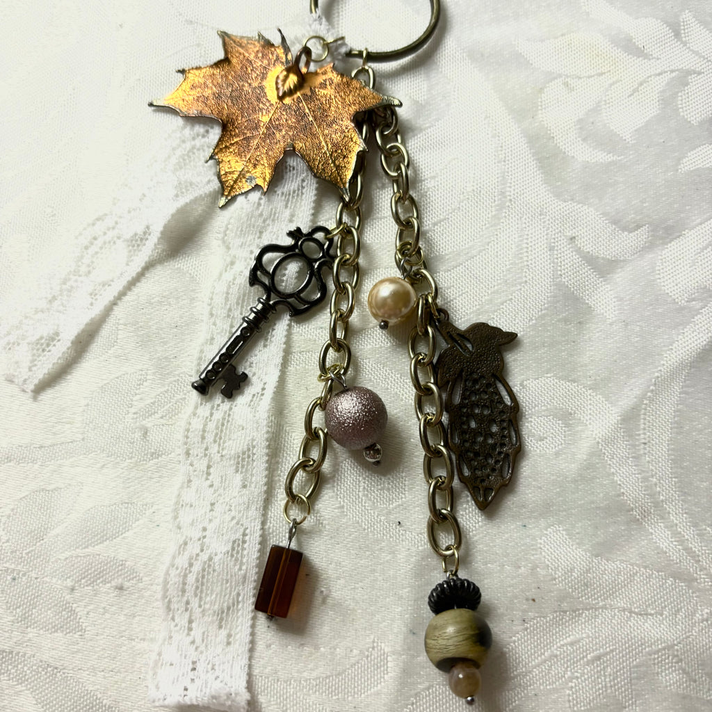 autumnal bag charm