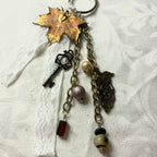 autumnal bag charm