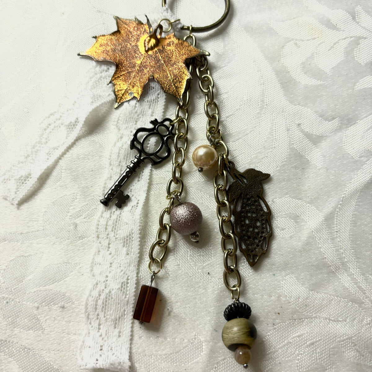 autumnal bag charm