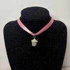 polka ribbon chokers