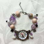 moo moo working beaded watch bracelet