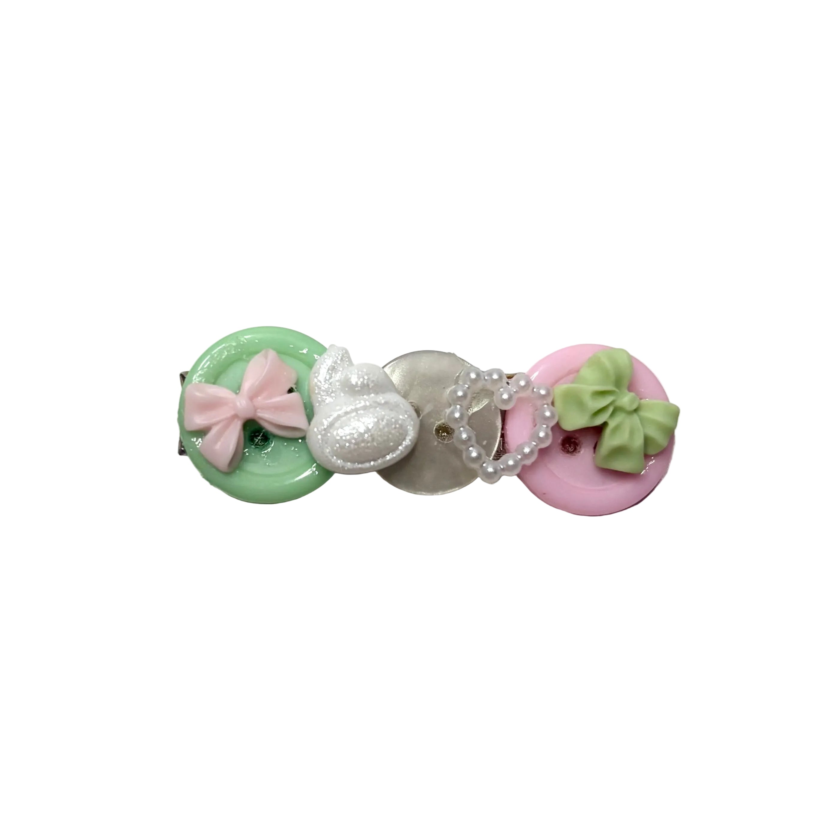 minty mini deco hairclip