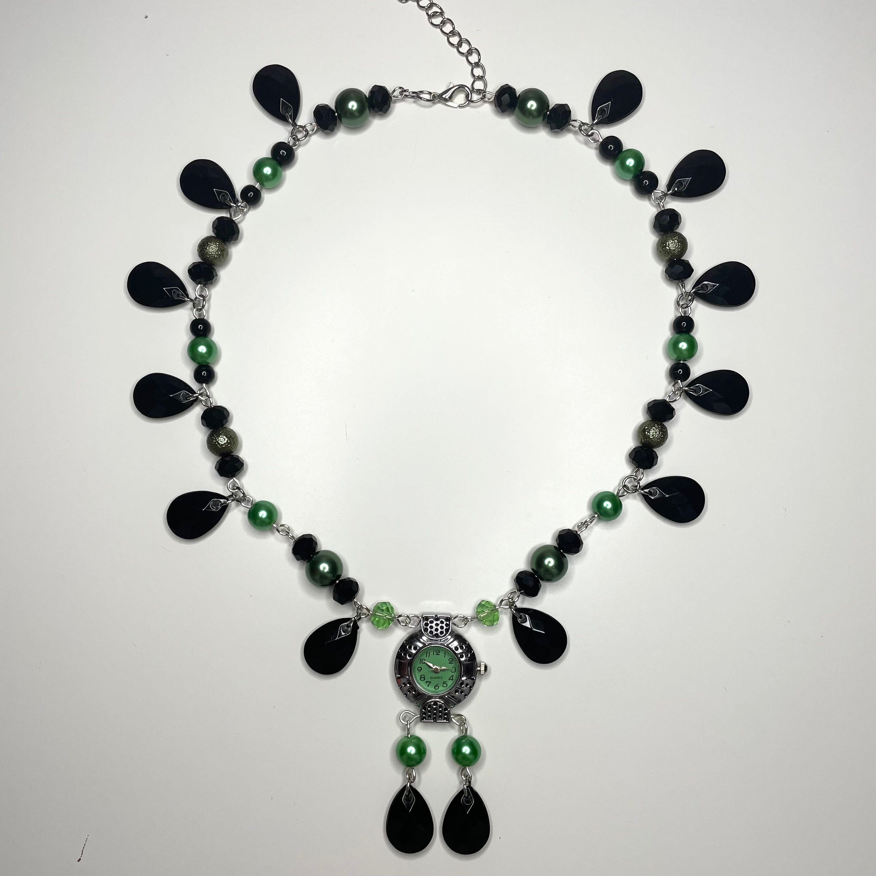elphie beaded watch necklace