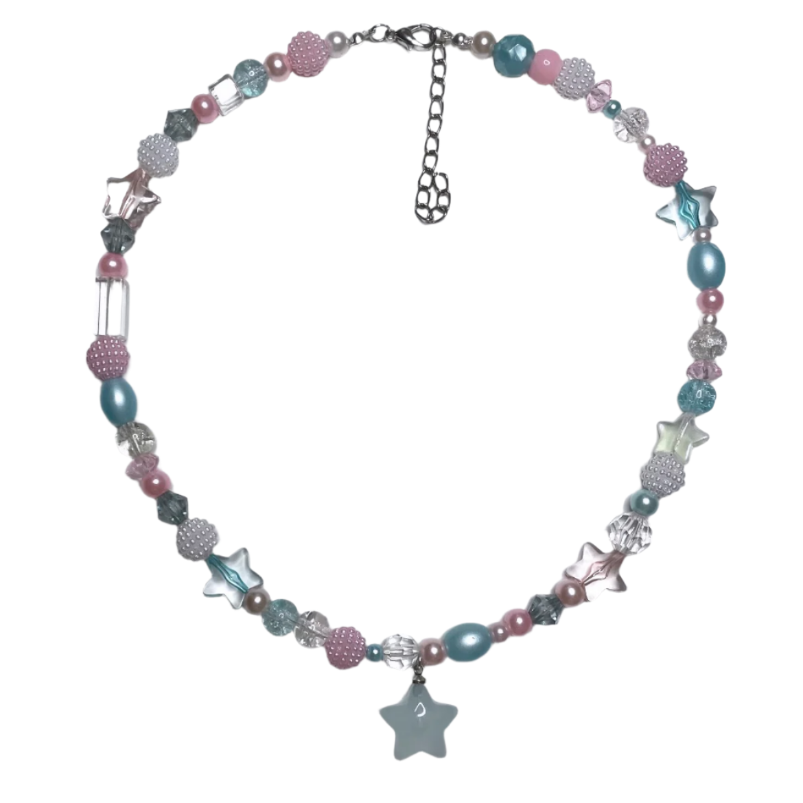 trans pride necklace