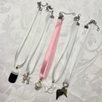 polka ribbon chokers