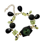 blackberry beaded watch bracelet