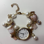 forever love beaded watch bracelet