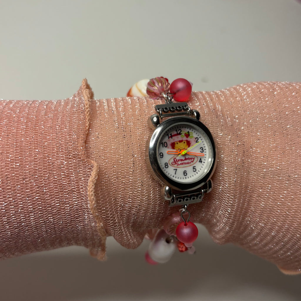 sweet beaded watch bracelet