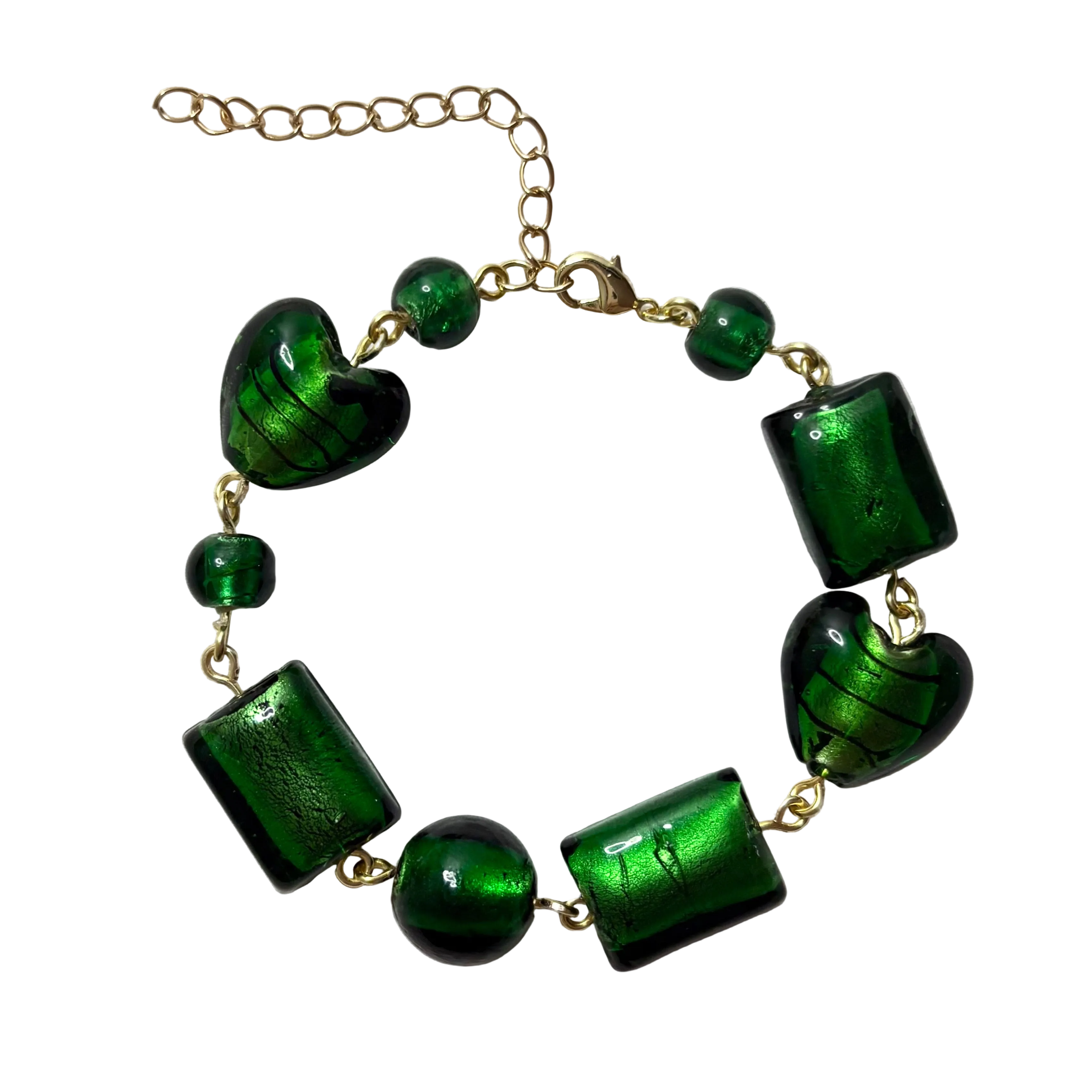 emerald green bracelet