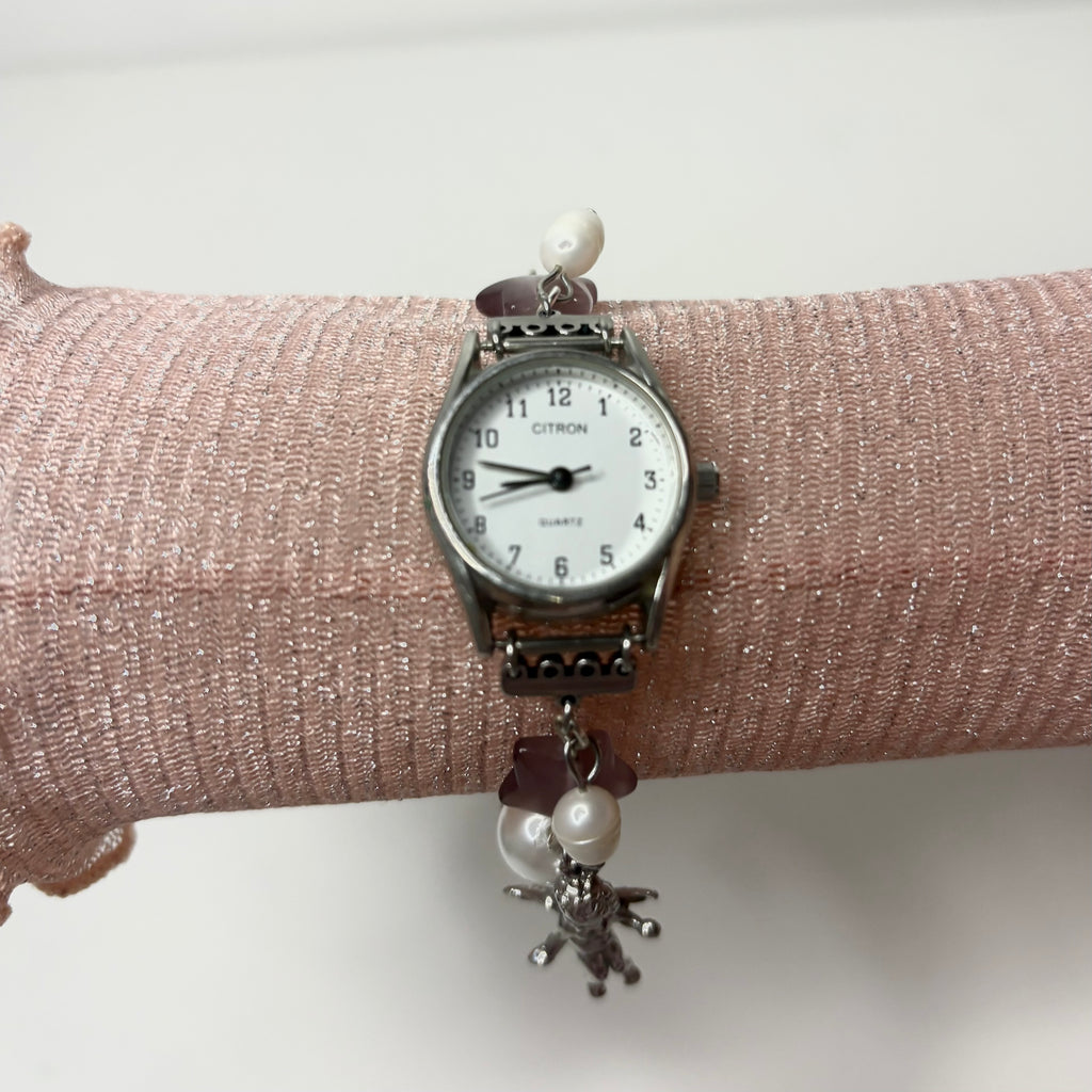 cherub beaded watch bracelet