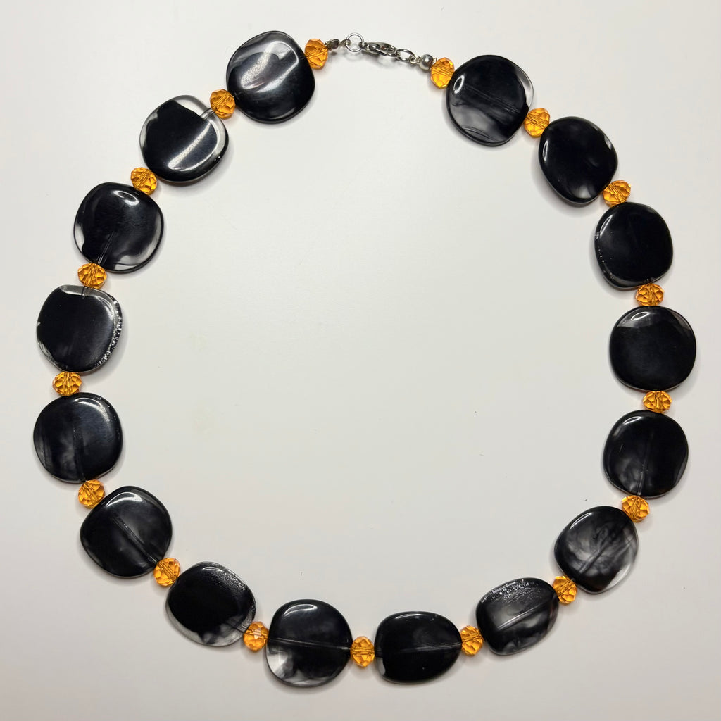 halloween beaded necklace