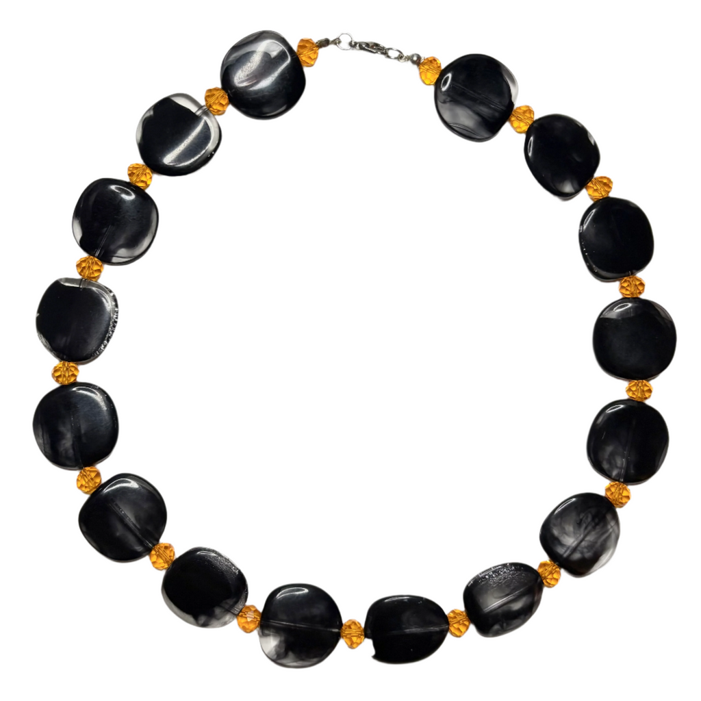 halloween beaded necklace