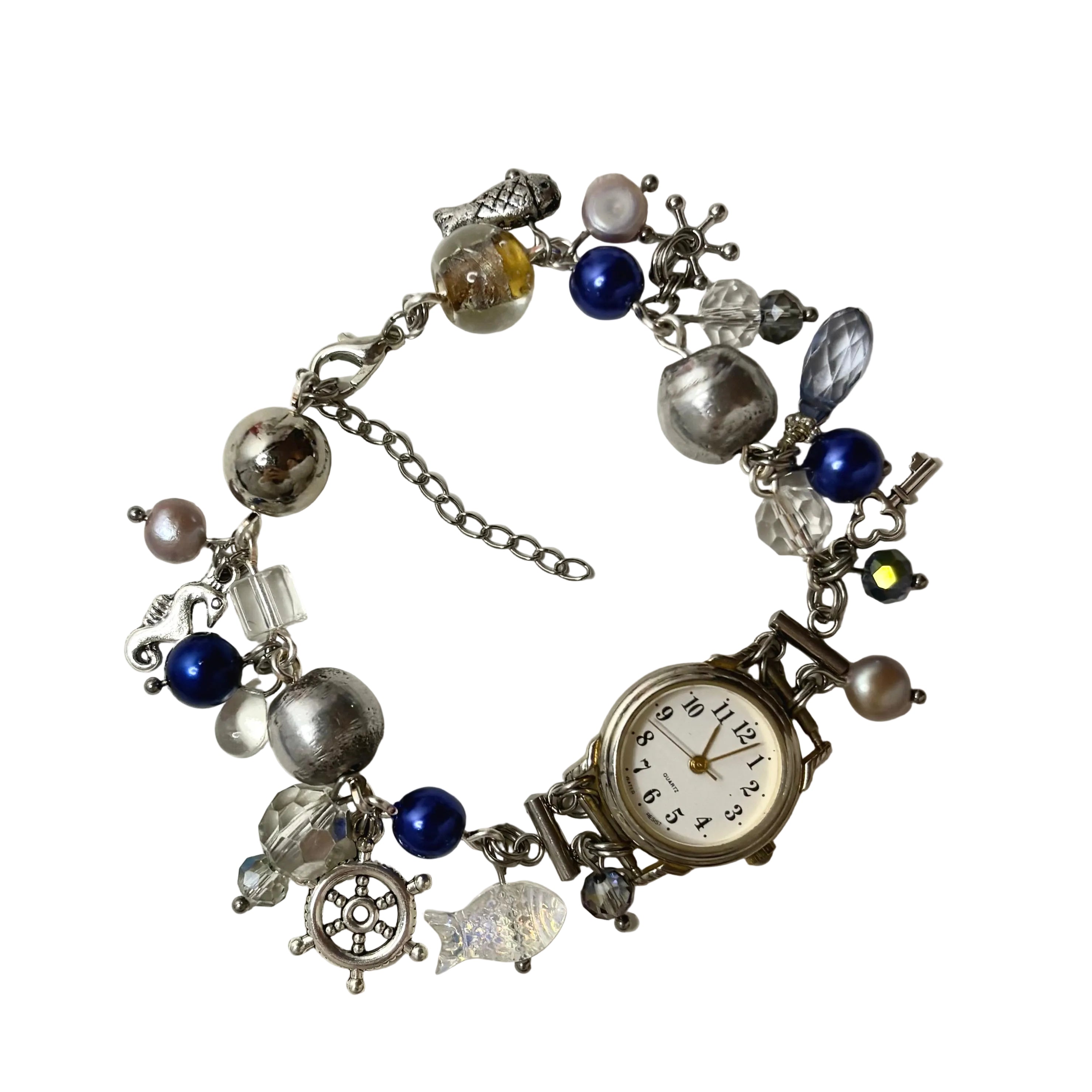 swim beaded watch bracelet