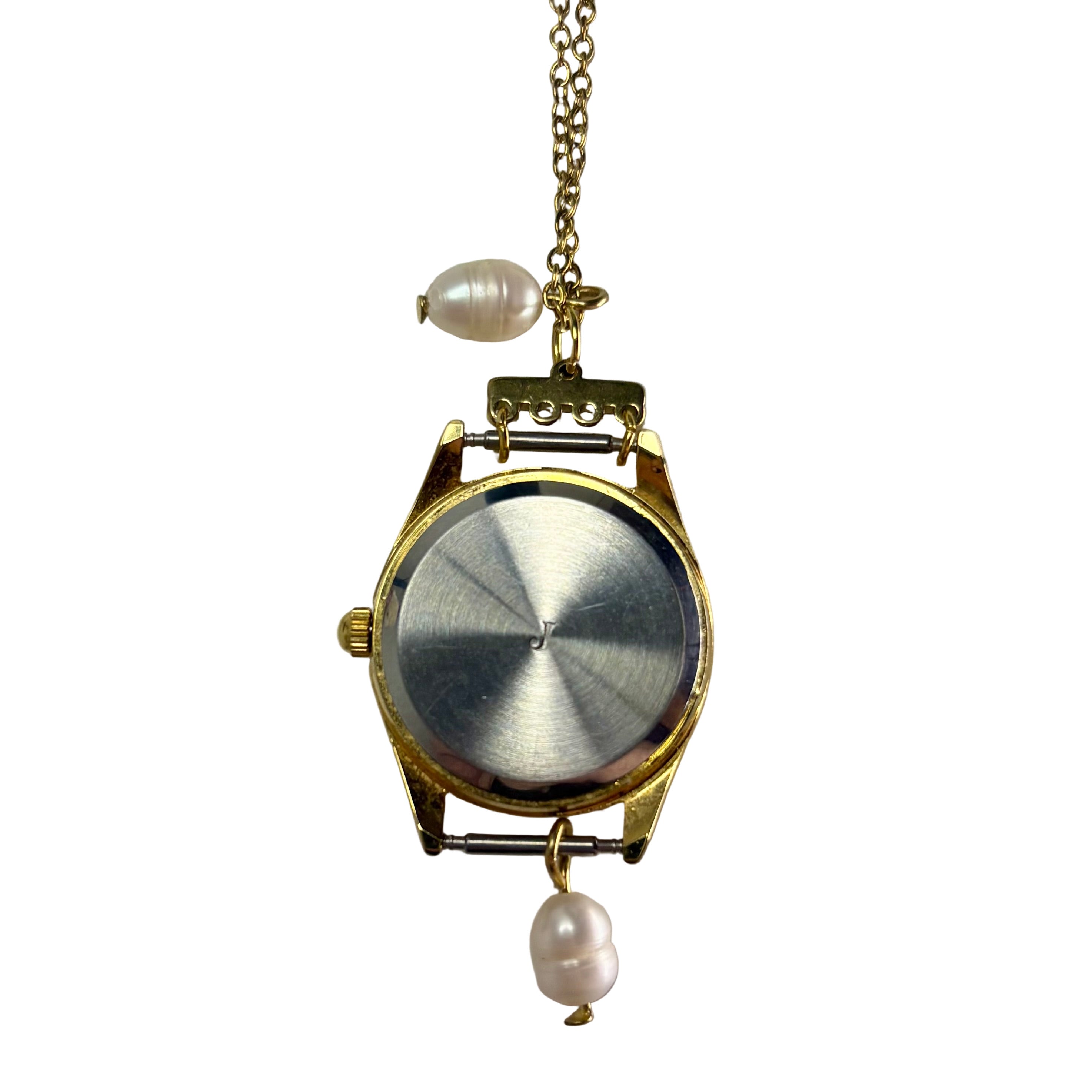 holly watch necklace