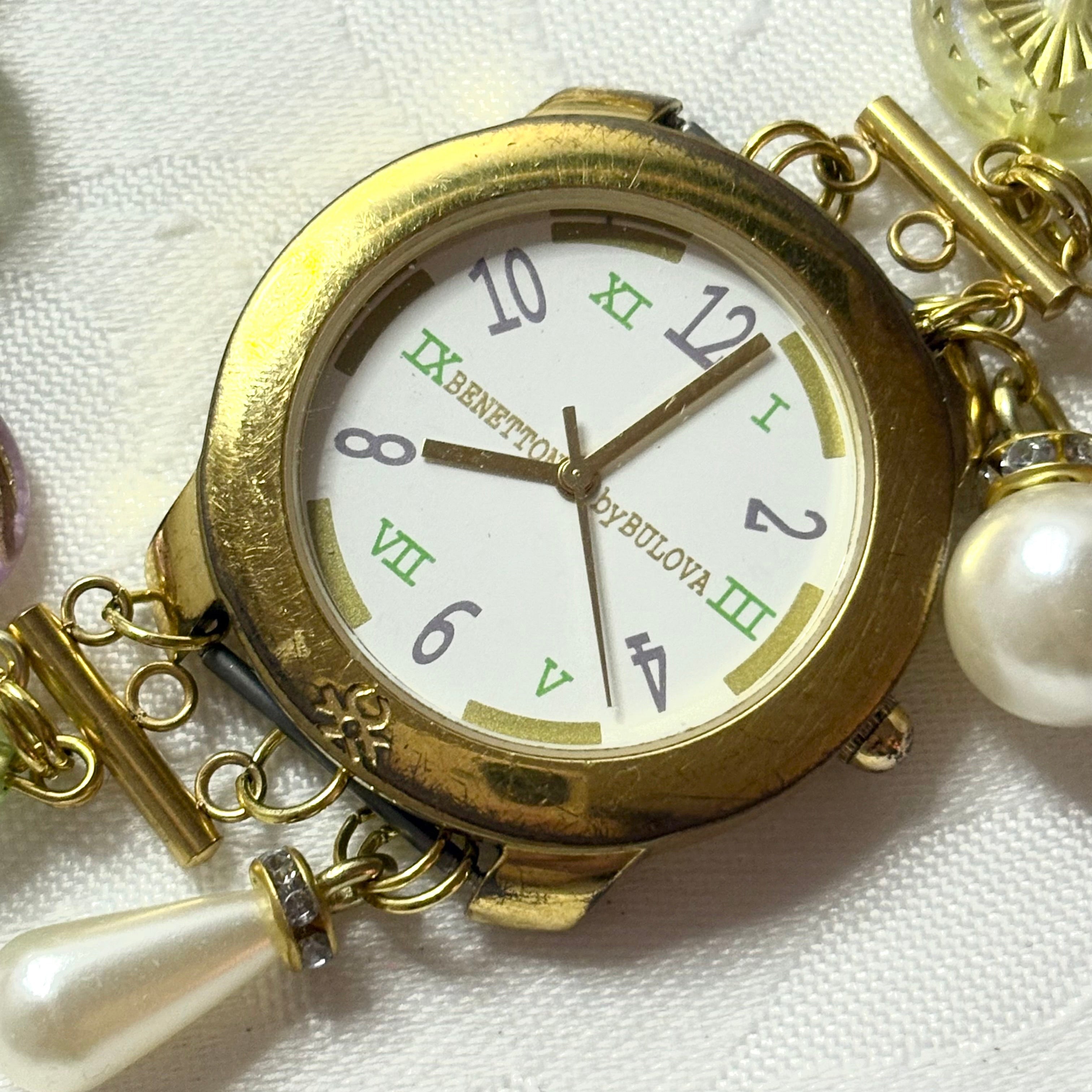 lilac garden watch bracelet