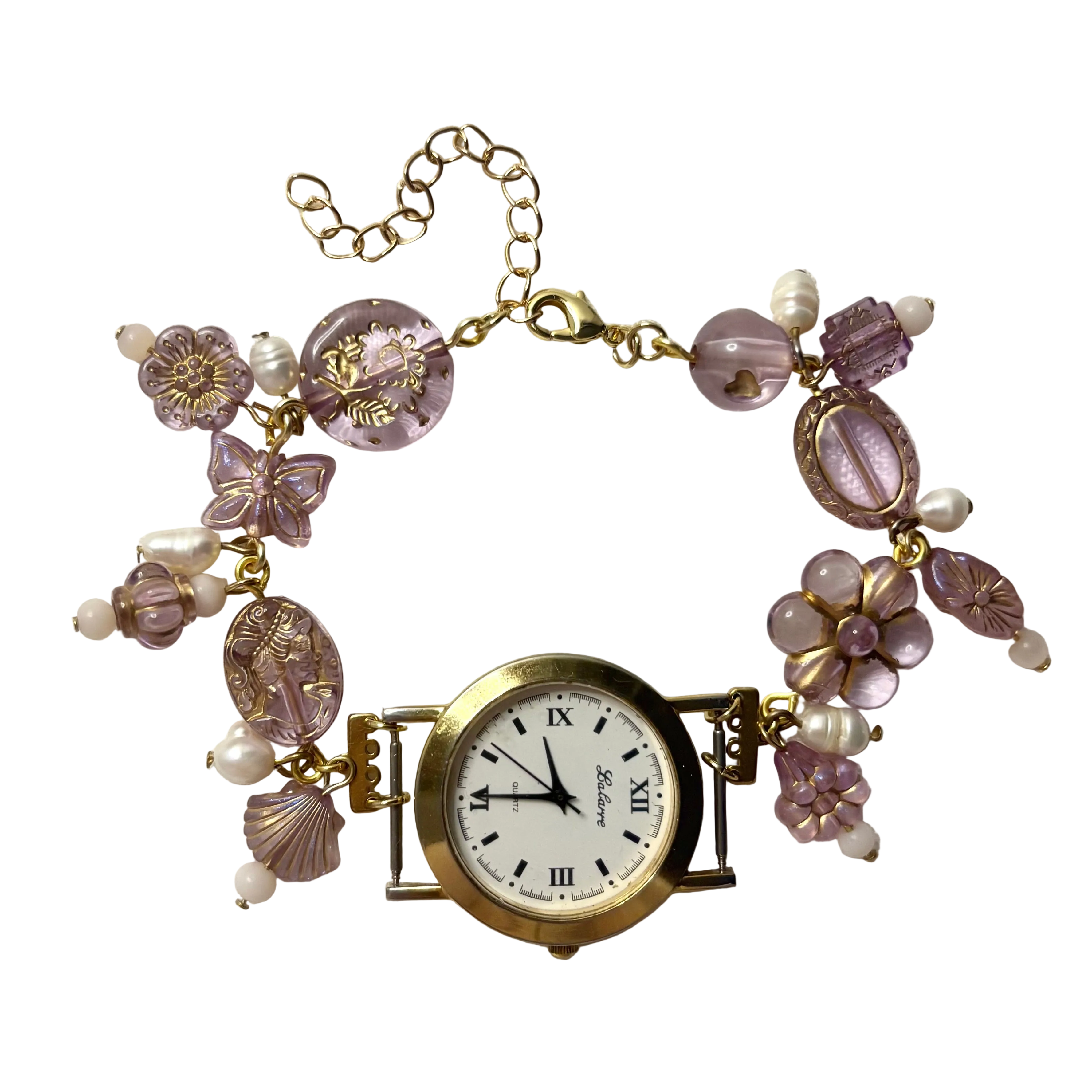 purple princess watch bracelet