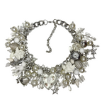 snow angel clutter necklace