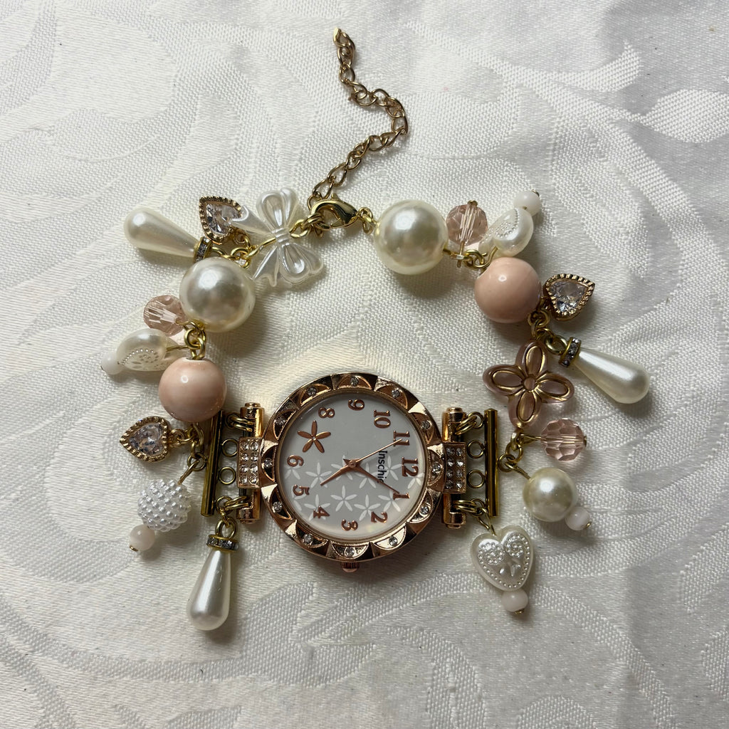 sweet rose working watch bracelet