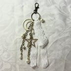 star n moon bag charm
