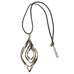 spiral cord necklace