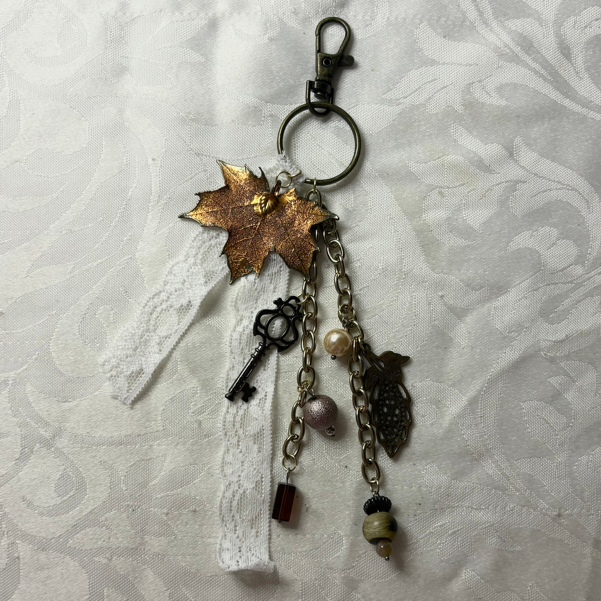 autumnal bag charm