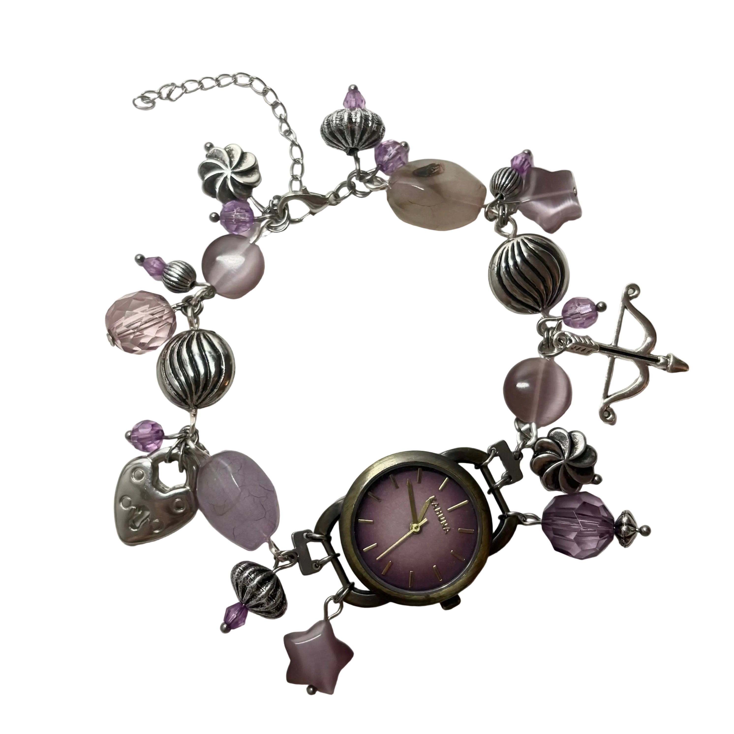 demelza beaded watch bracelet