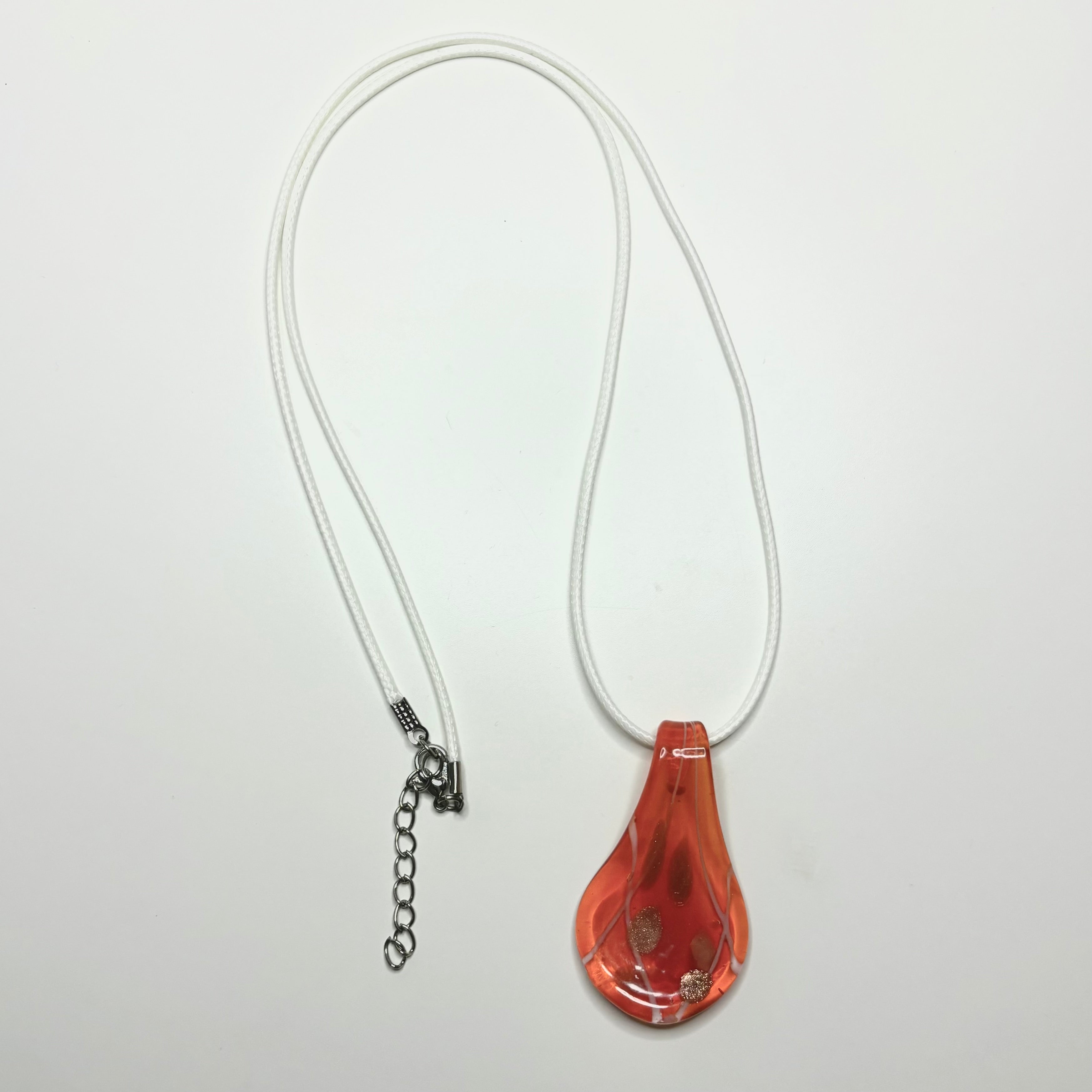 flame cord necklace