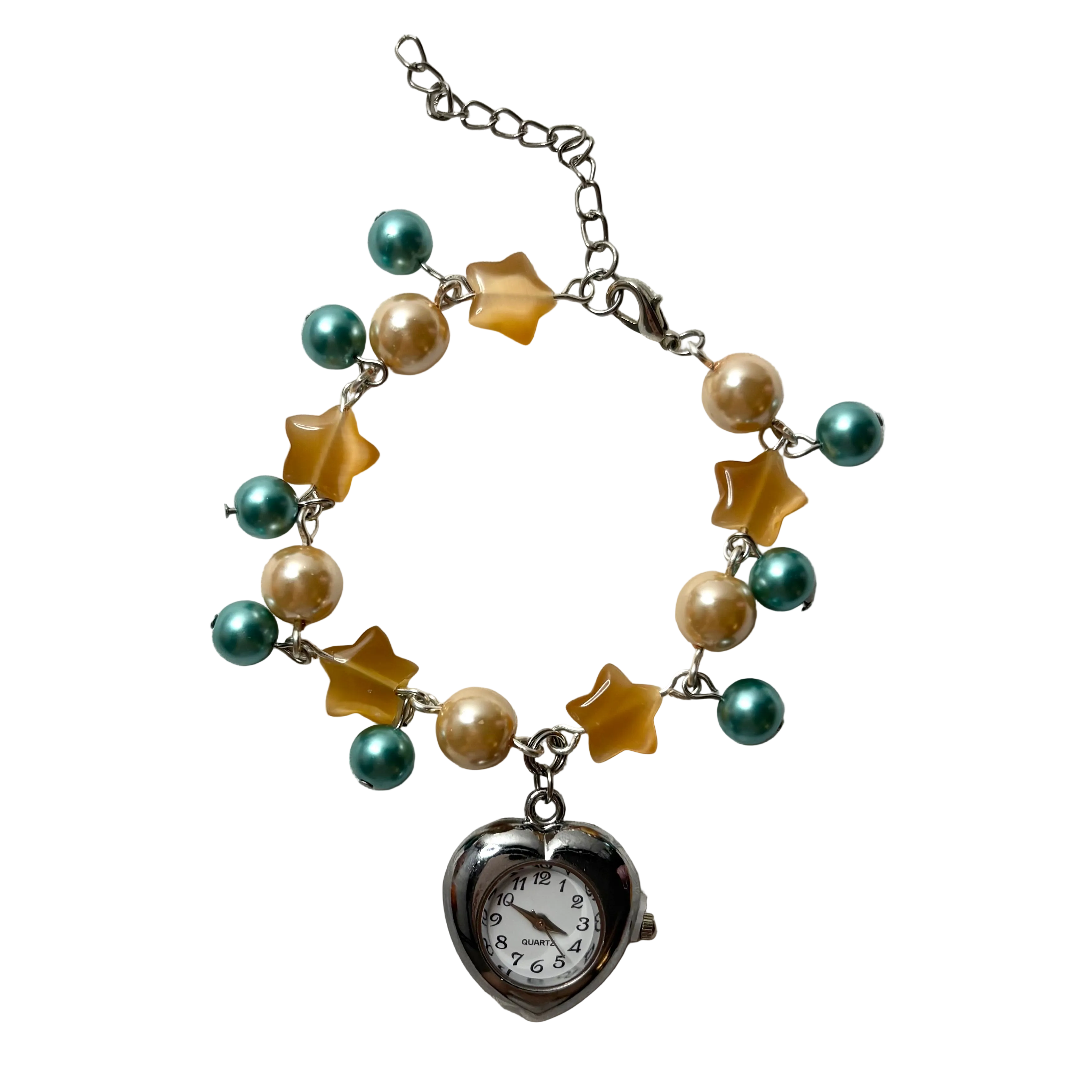 aquarius working beaded watch bracelet