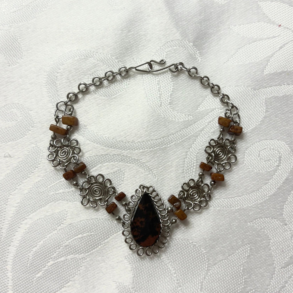 vintage wire detail bracelet