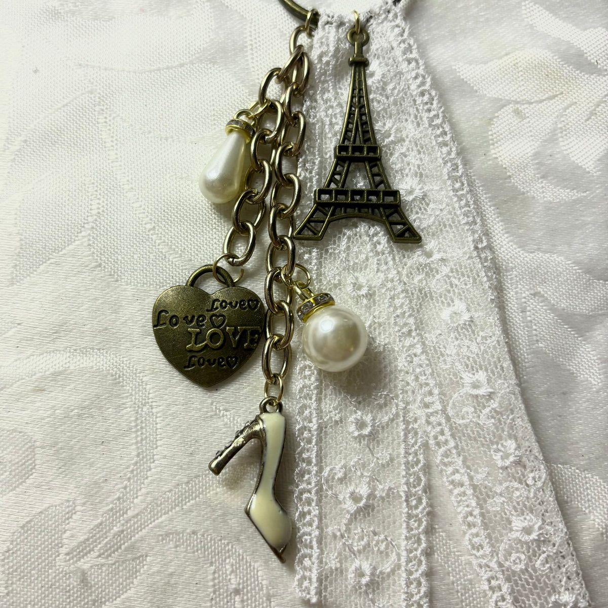 paris bag charm