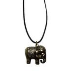 elephant cord necklace