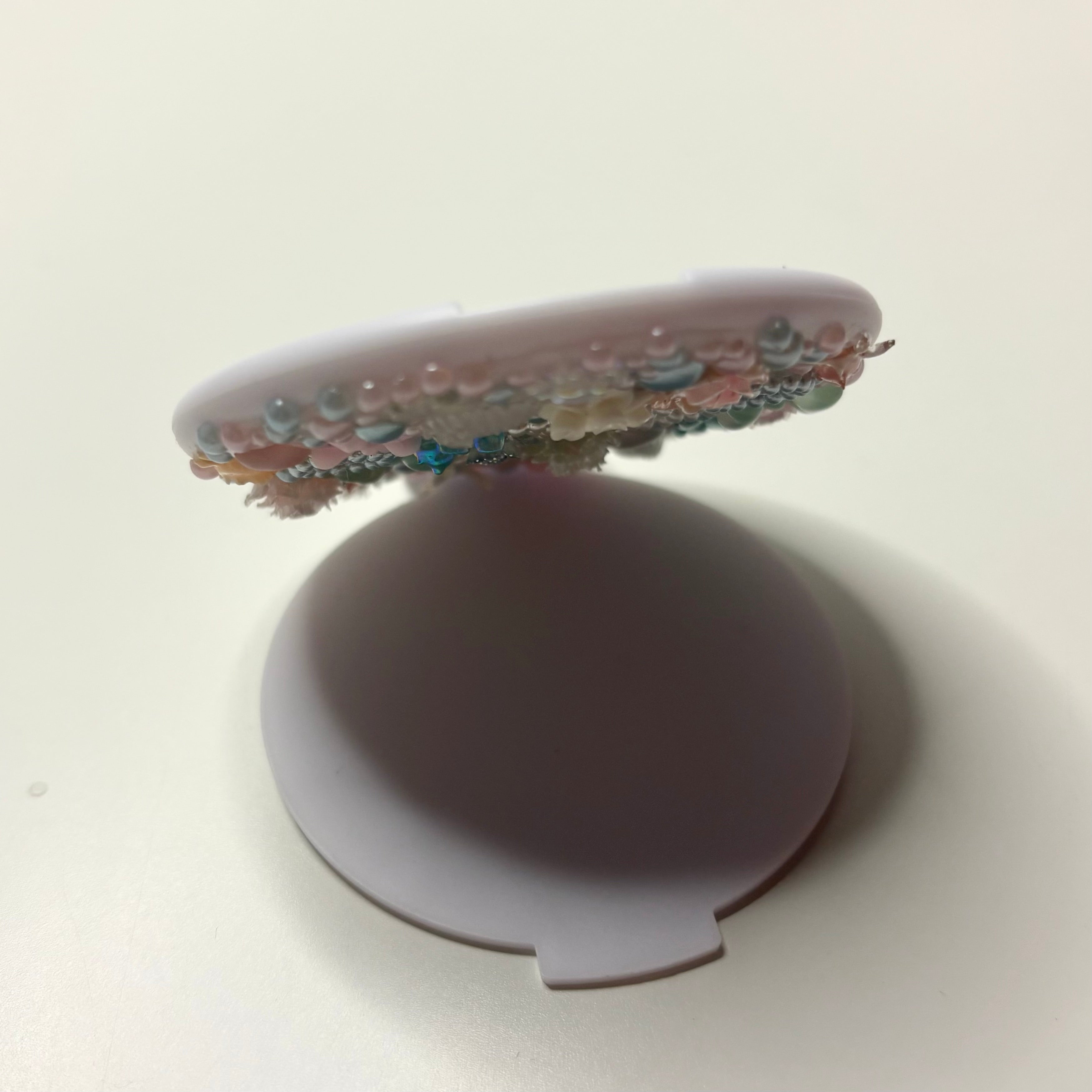 pisces deco compact mirror