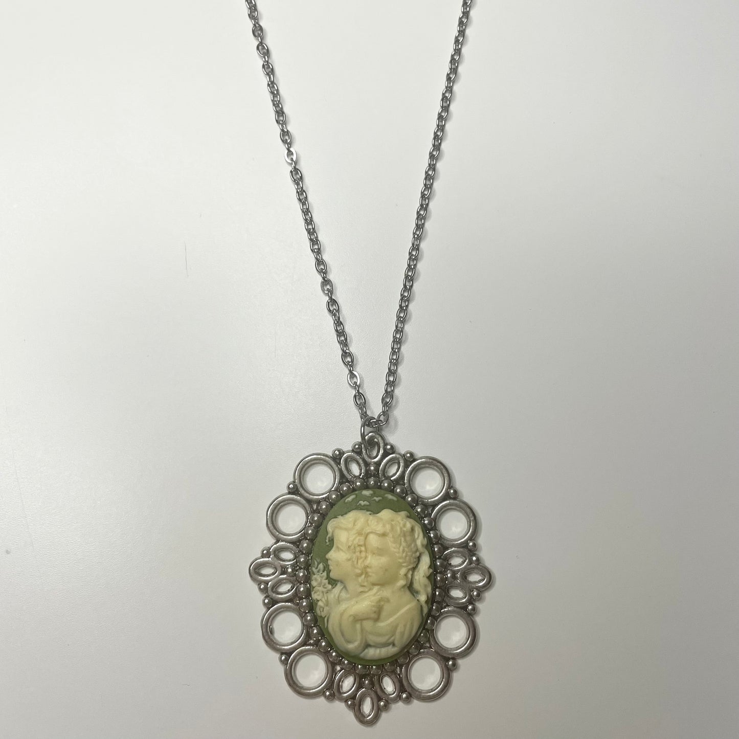 sisters cameo pendant