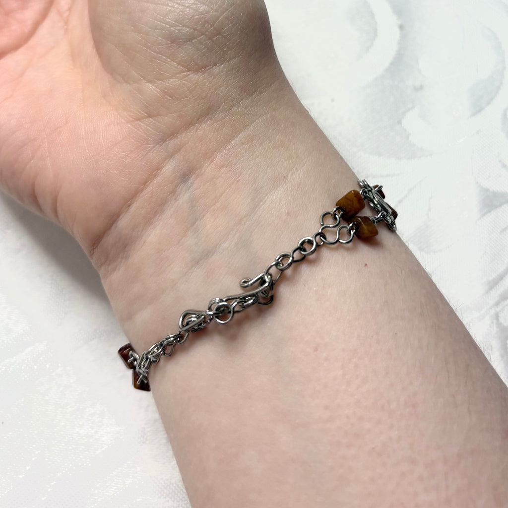 vintage wire detail bracelet