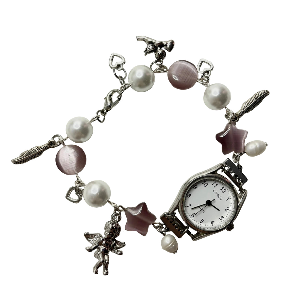 cherub beaded watch bracelet