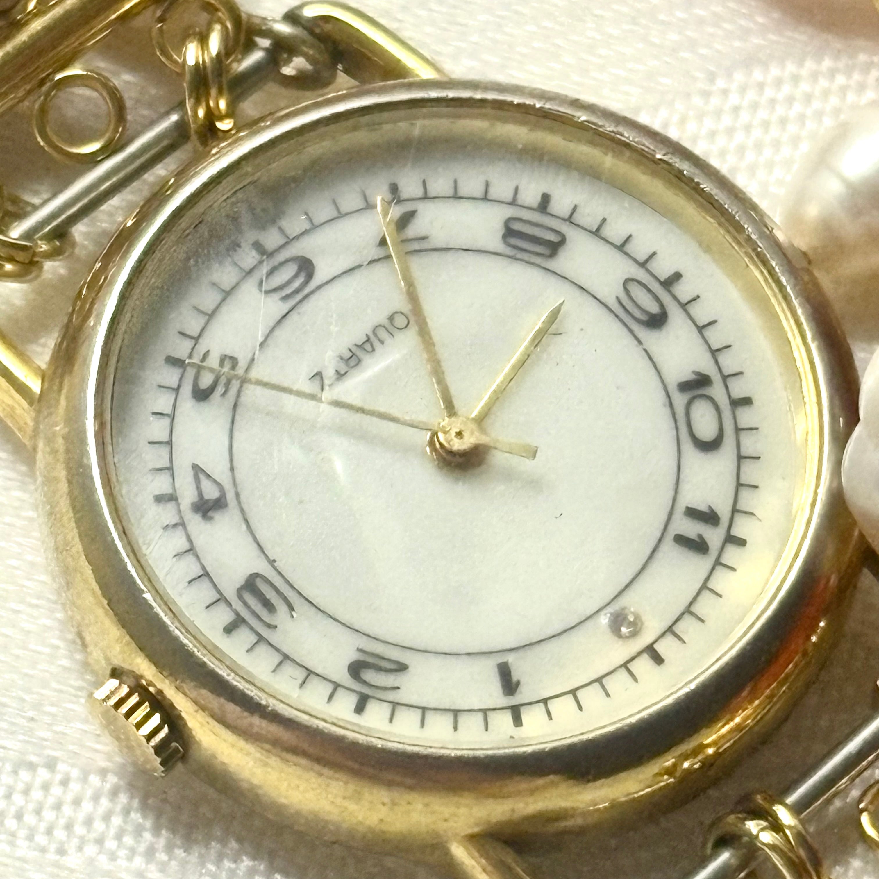 orange desert watch bracelet