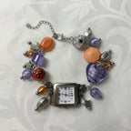groove working beaded watch bracelet