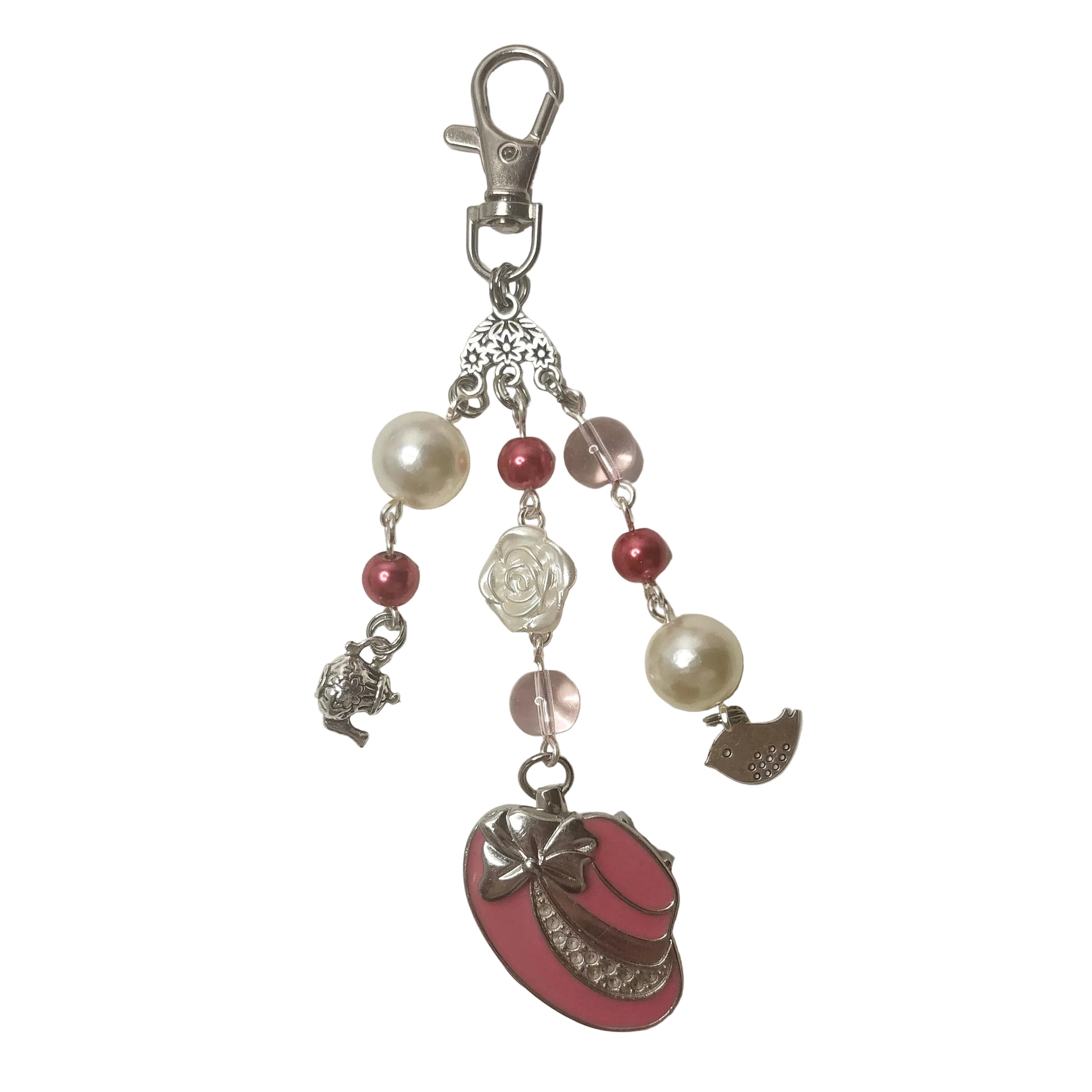 tea party keychain