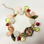 rose garden beaded watch bracelet