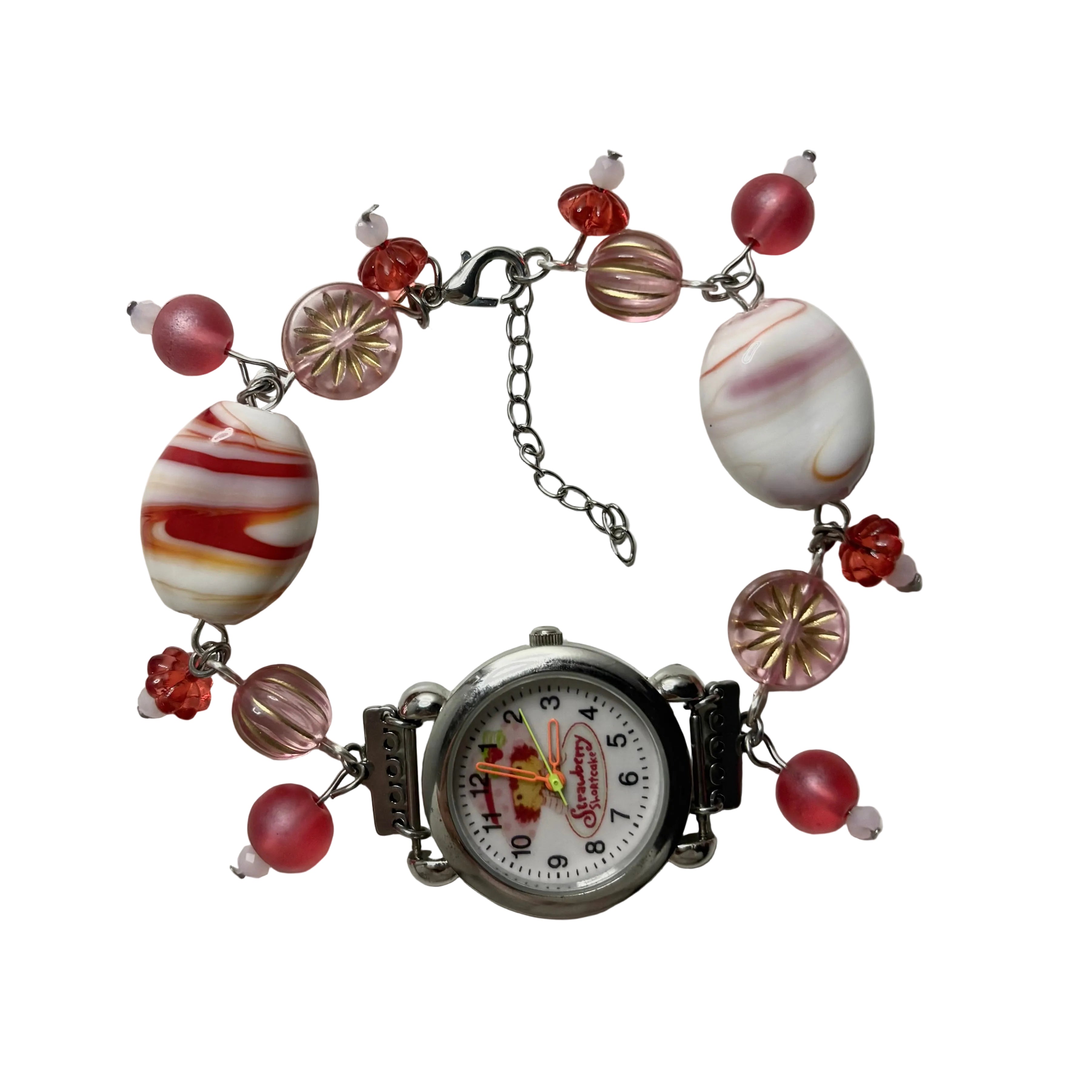 sweet beaded watch bracelet