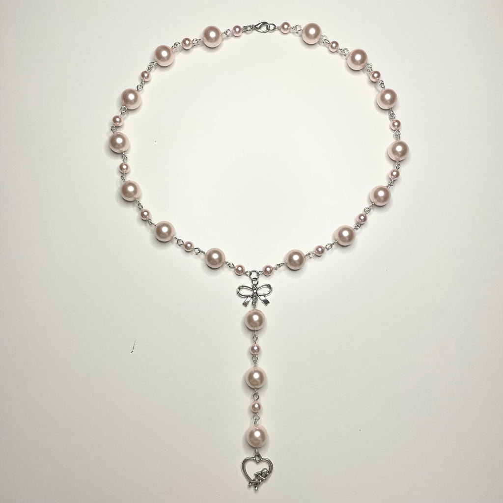 cherub heart necklace