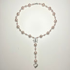 cherub heart necklace