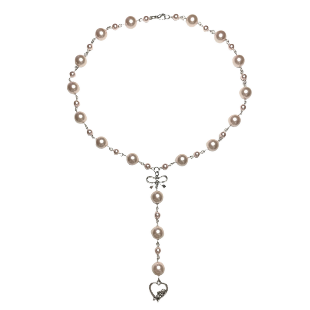 cherub heart necklace